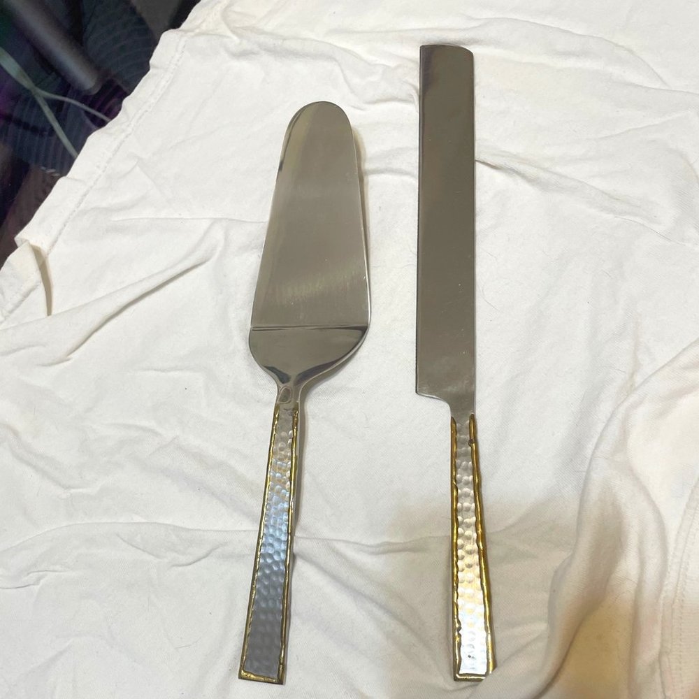 Tuscany Hours Stainless Steel Serving Set